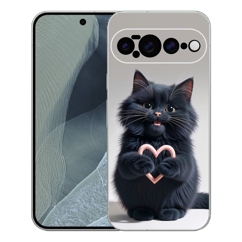 mmCase gél tok a Google Pixel 11 Pro XL-hez – Macska szerelem 3