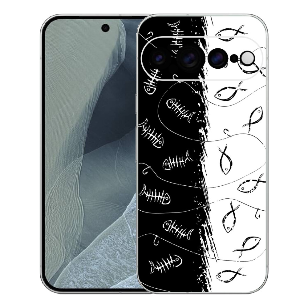 mmCase gél tok a Google Pixel 11 Pro XL-hez – csontvázak és halak