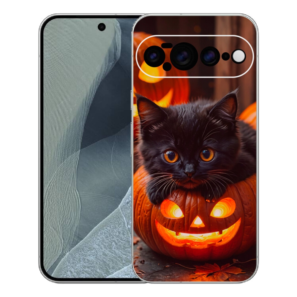 mmCase gél tok a Google Pixel 11 Pro XL-hez – cica és sütőtök