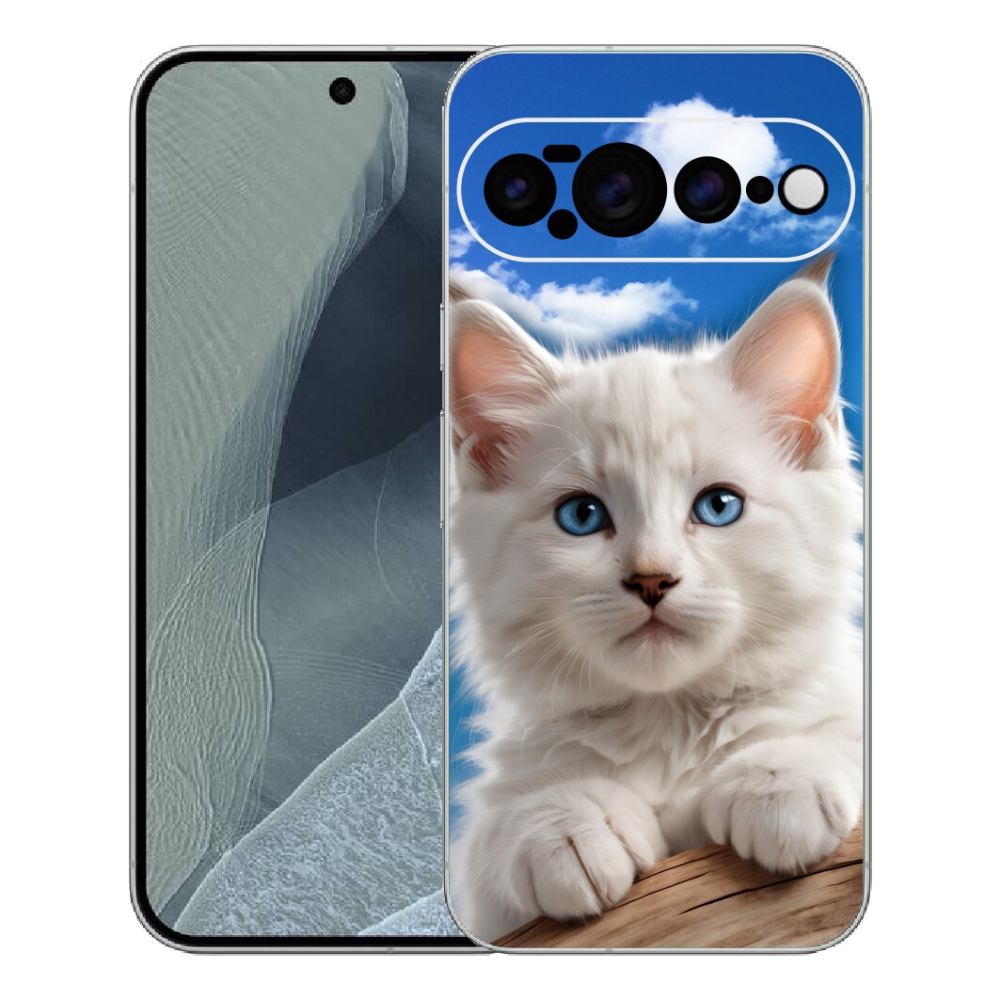 mmCase gél tok a Google Pixel 11 Pro XL-hez – cica és felhők