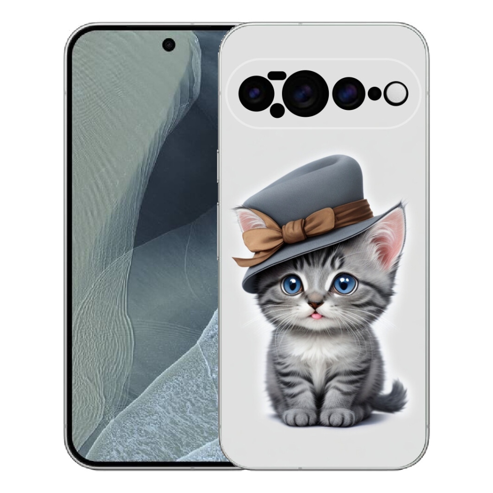 mmCase gél tok a Google Pixel 11 Pro XL-hez – kalapos cica