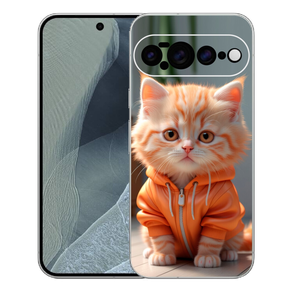 mmCase gél tok a Google Pixel 11 Pro XL-hez – pulóveres cica