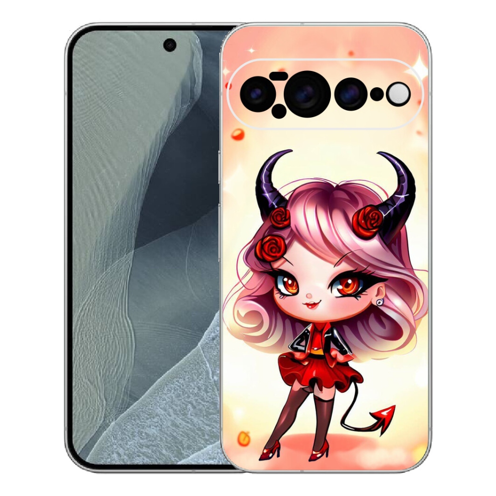 mmCase gél tok a Google Pixel 11 Pro XL-hez – rajzolt kis ördögnő