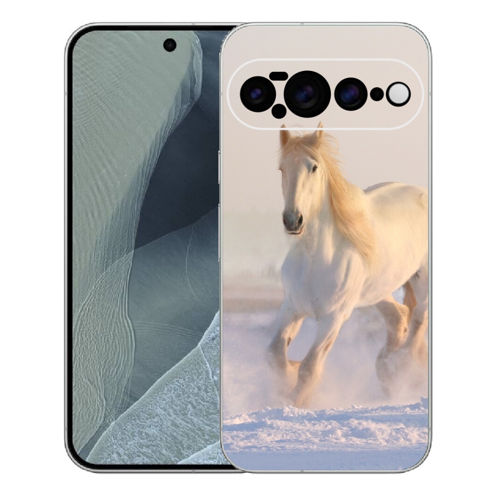 mmCase gél tok a Google Pixel 11 Pro XL-hez – ló a hóban