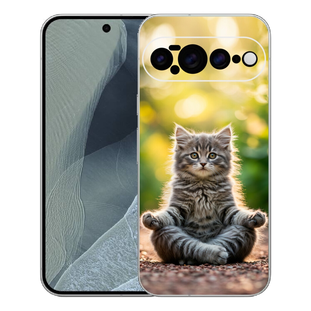 mmCase gél tok a Google Pixel 11 Pro XL-hez – meditáló cica