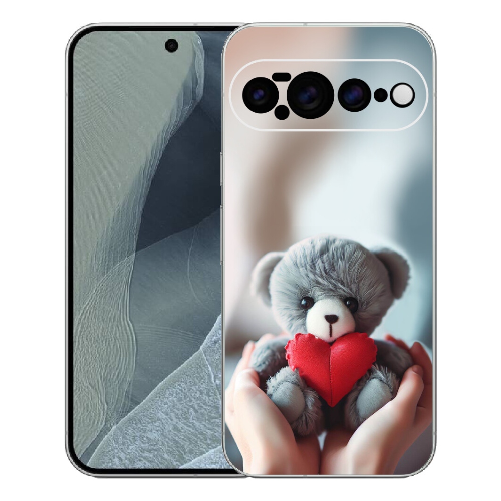 mmCase gél tok a Google Pixel 11 Pro XL-hez – mackó a szerelmeseknek