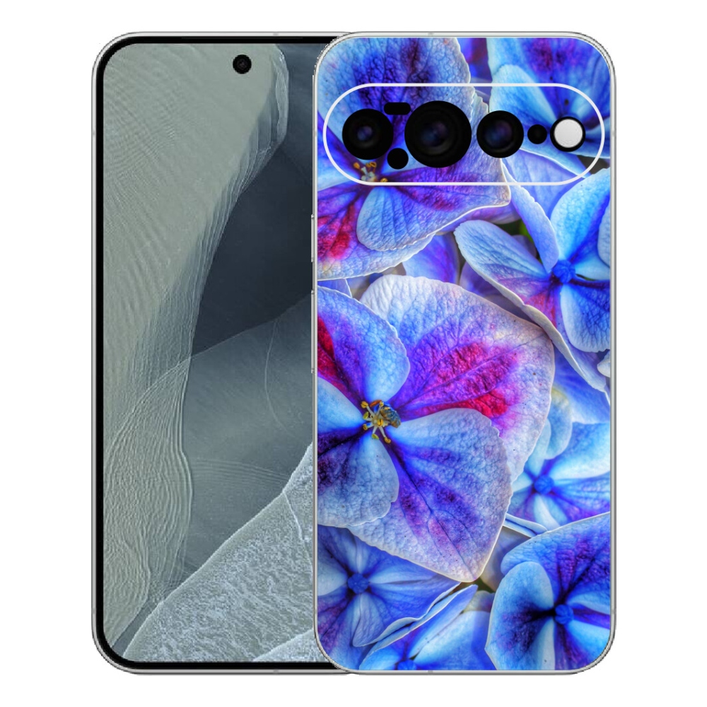 mmCase géltok a Google Pixel 11 Pro XL-hez – kék virágok 1