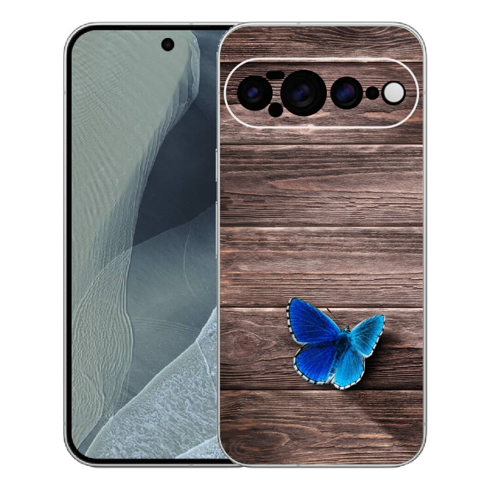 mmCase géltok a Google Pixel 11 Pro XL-hez – kék pillangó 1