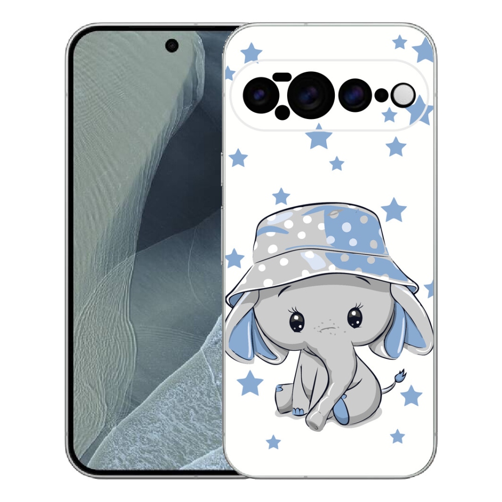 mmCase gél tok a Google Pixel 11 Pro XL-hez – kék elefánt