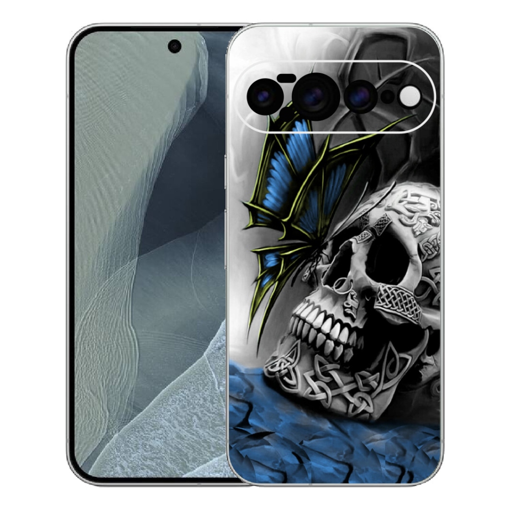 mmCase gél tok a Google Pixel 11 Pro XL-hez – pillangó és koponya