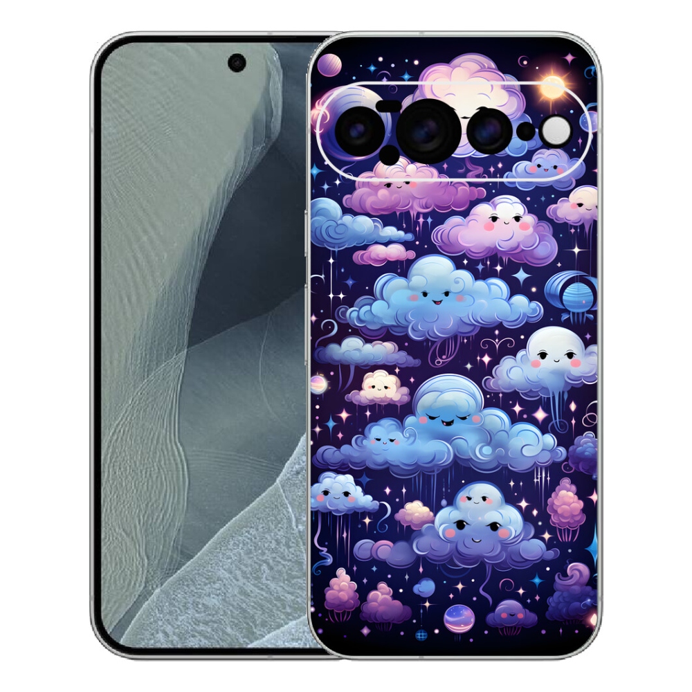 mmCase gél tok a Google Pixel 11 Pro XL-hez – felhőmintás
