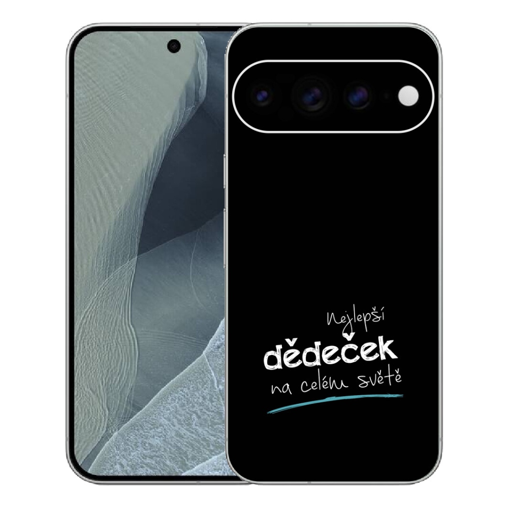 mmCase gél tok a Google Pixel 11 Pro XL-hez – a legjobb „nagypapa 3” fekete háttérrel