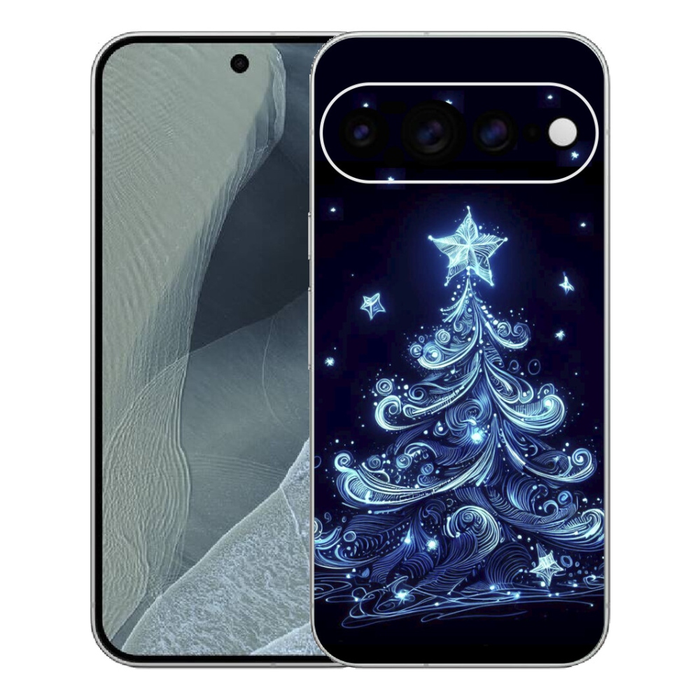 mmCase gél tok a Google Pixel 11 Pro XL-hez – neon karácsonyfa 4