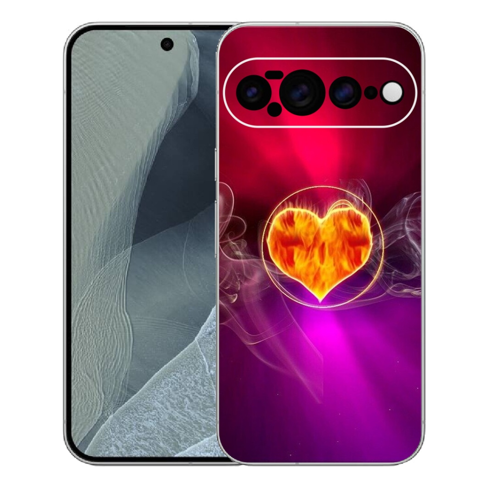 mmCase gél tok a Google Pixel 11 Pro XL-hez – tüzes szív