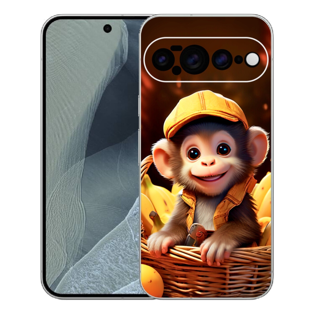 mmCase gél tok a Google Pixel 11 Pro XL-hez – majom a kosárban