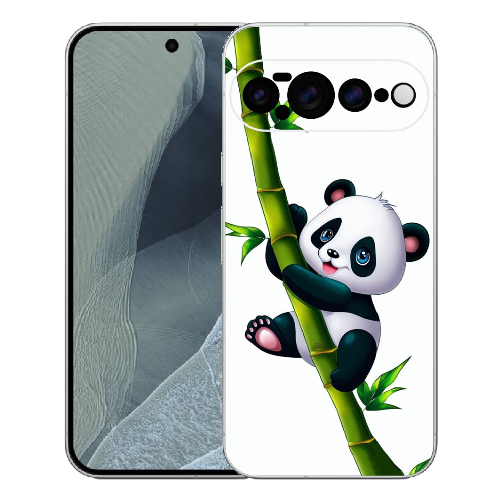 mmCase gél tok a Google Pixel 11 Pro XL-hez – panda bambuszfa alapon