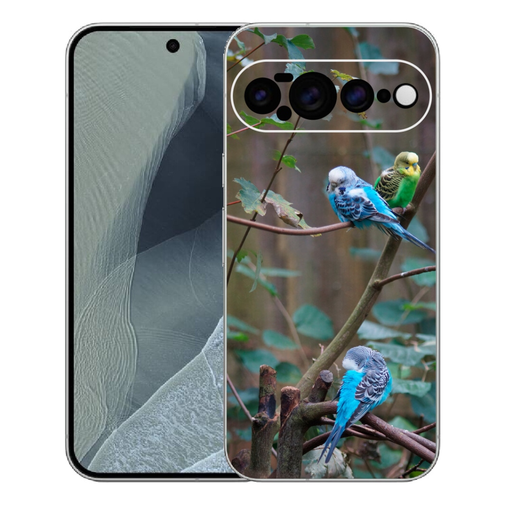 mmCase gél tok a Google Pixel 11 Pro XL-hez – papagájok egy ágon
