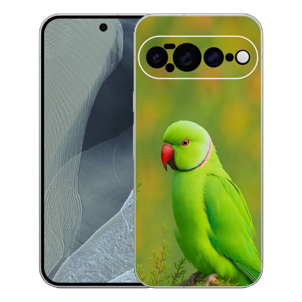 mmCase gél tok a Google Pixel 11 Pro XL-hez – alexandri papagáj 2