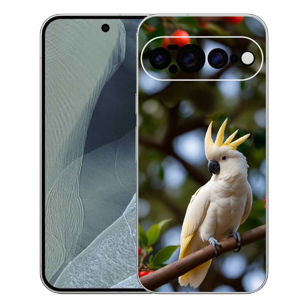 mmCase gél tok a Google Pixel 11 Pro XL-hez – kakadu papagáj 3
