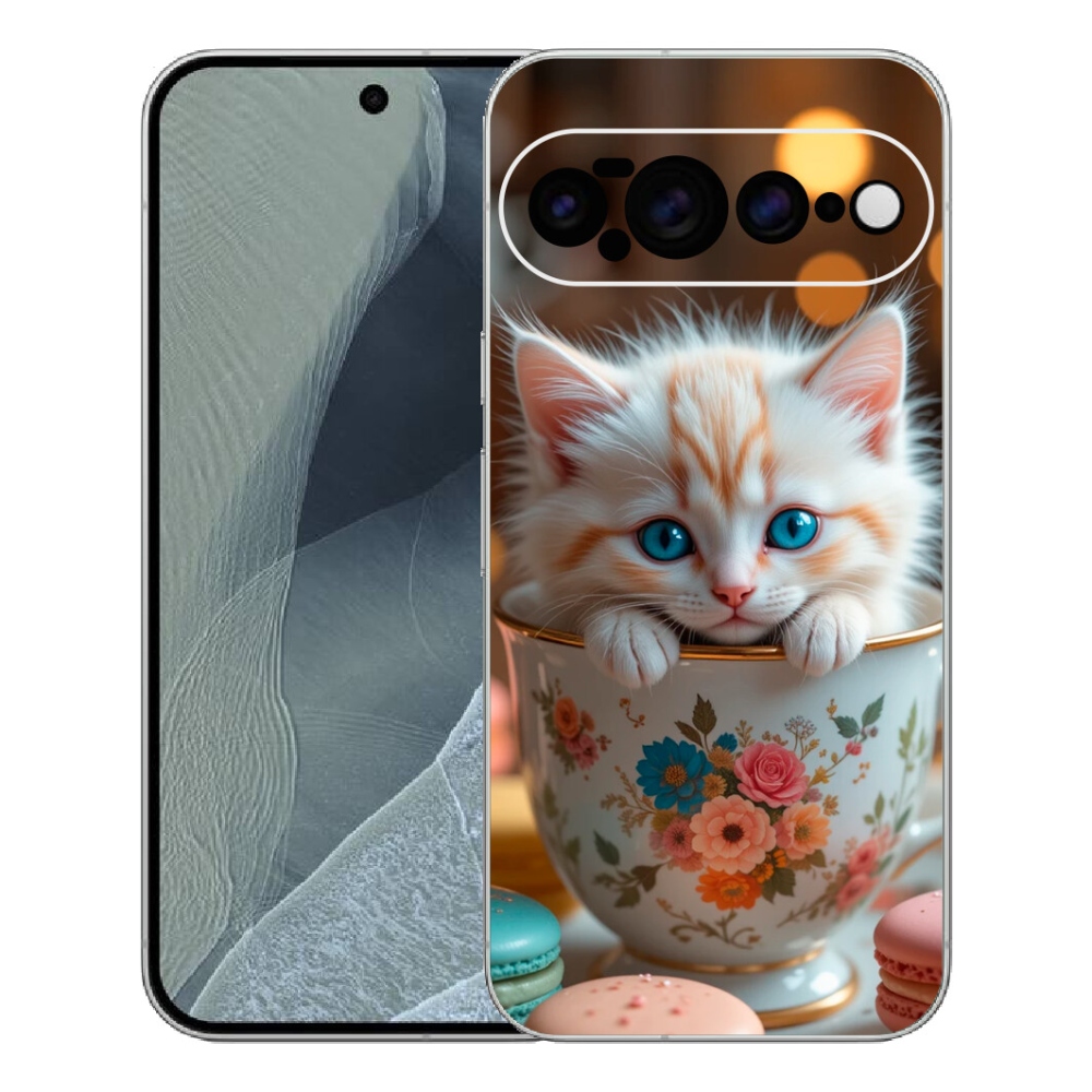 mmCase gél tok a Google Pixel 11 Pro XL-hez – aranyos cica 6