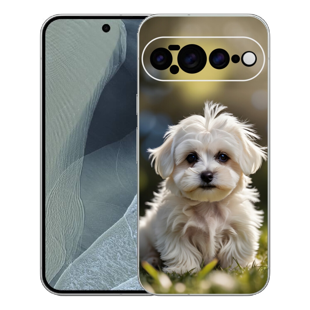 mmCase gél tok a Google Pixel 11 Pro XL-hez – aranyos máltai kutyus