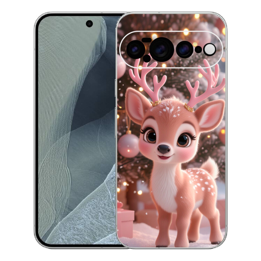 mmCase gél tok a Google Pixel 11 Pro XL-hez – aranyos rénszarvas