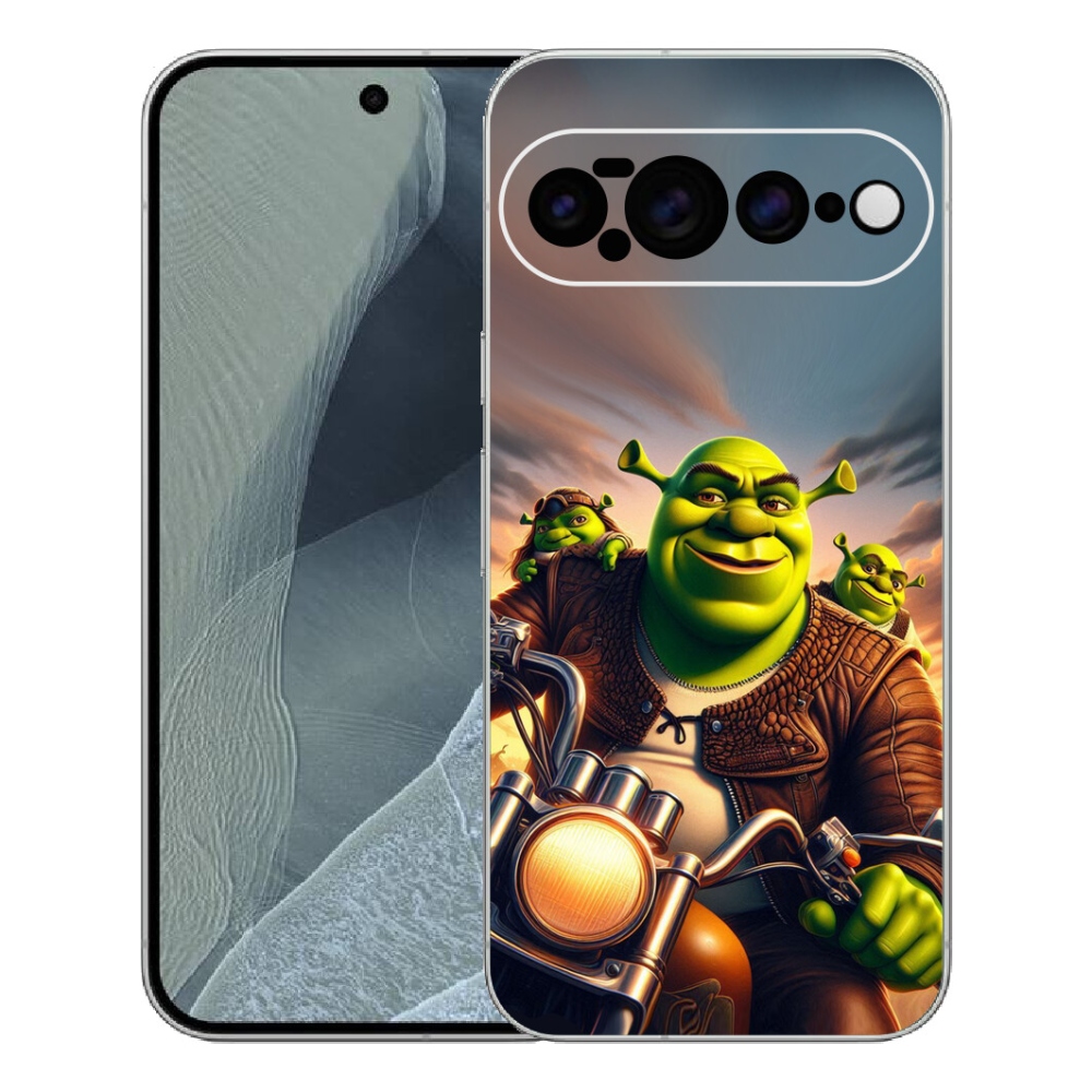 mmCase gél tok a Google Pixel 11 Pro XL-hez – Shrek motoron