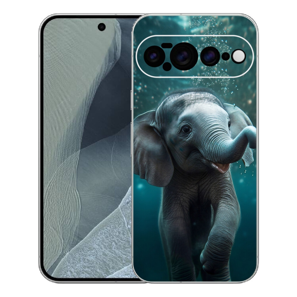 mmCase gél tok a Google Pixel 11 Pro XL-hez – víz alatti elefánt