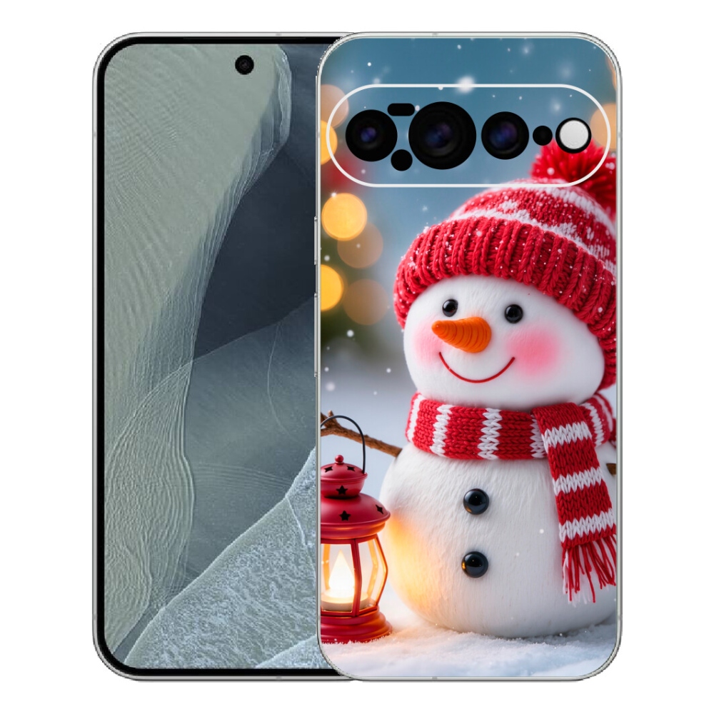 mmCase gél tok a Google Pixel 11 Pro XL-hez – hóember 2