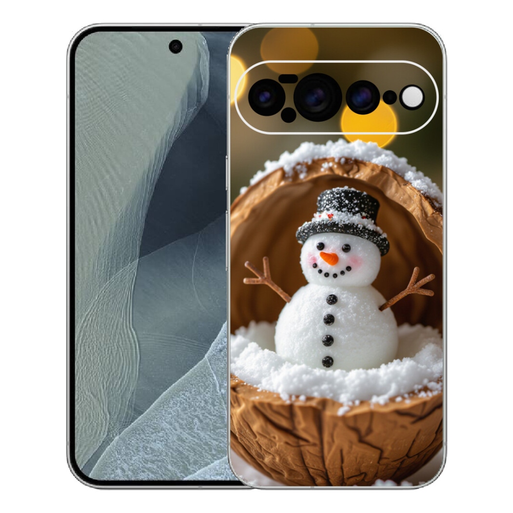 mmCase gél tok a Google Pixel 11 Pro XL-hez – hóember 4