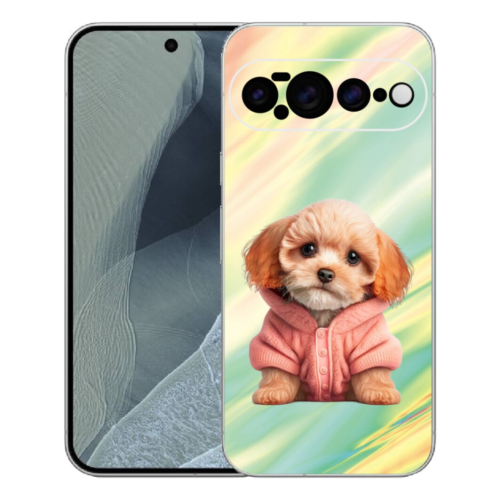 mmCase gél tok a Google Pixel 11 Pro XL-hez – pulóveres kiskutya