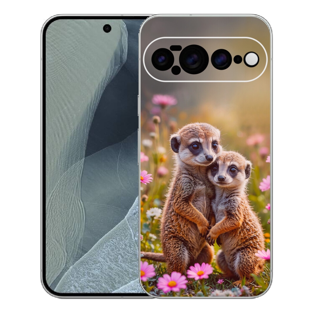 mmCase gél tok a Google Pixel 11 Pro XL-hez – szurikáta-duó