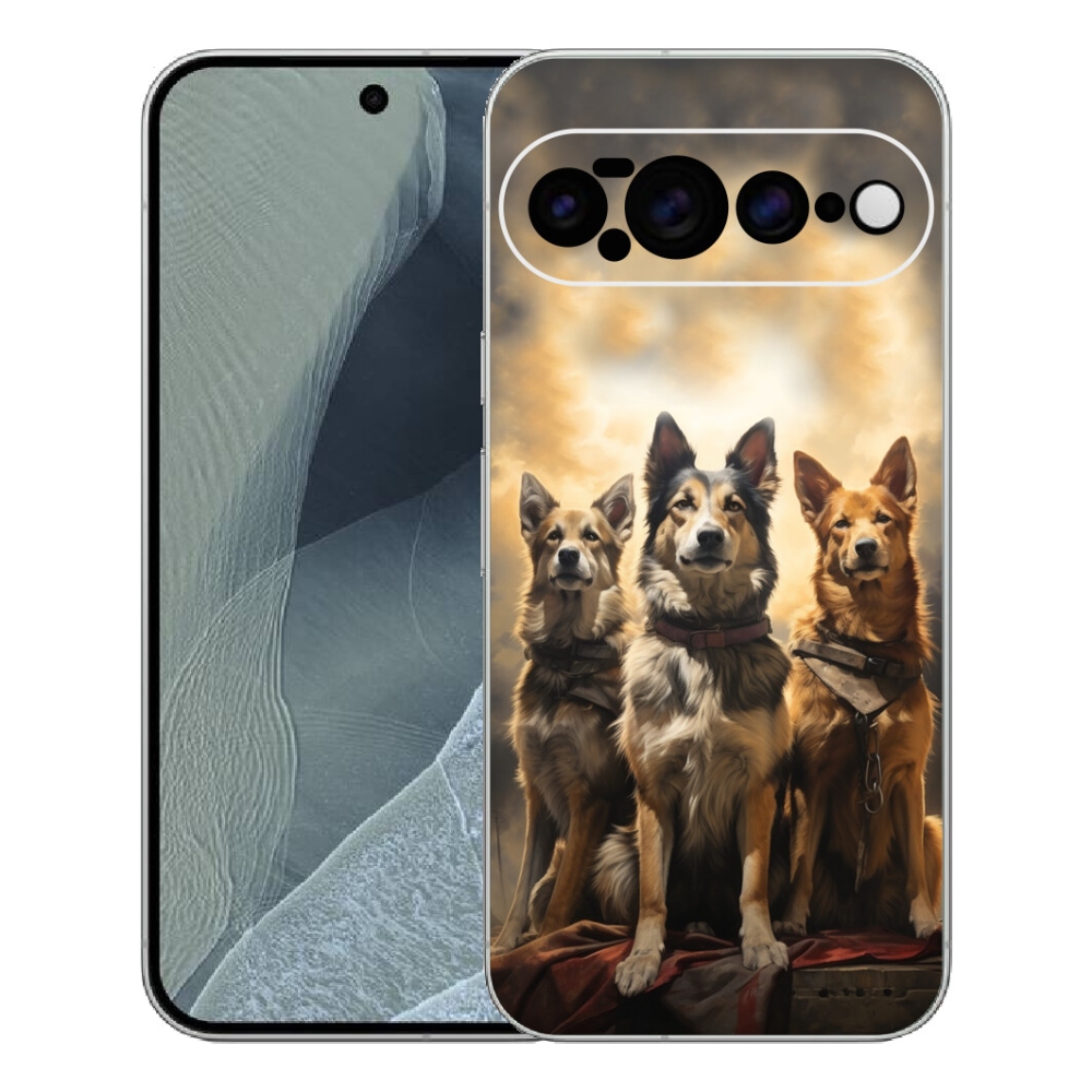 mmCase gél tok a Google Pixel 11 Pro XL-hez – három kutya