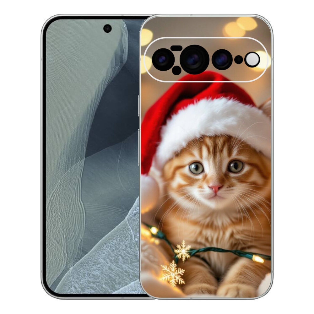 mmCase gél tok a Google Pixel 11 Pro XL-hez – karácsonyi cica