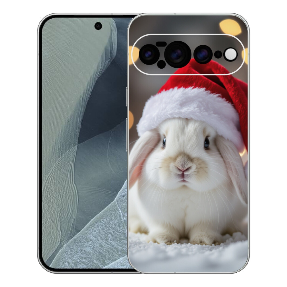 mmCase gél tok a Google Pixel 11 Pro XL-hez – karácsonyi nyuszi