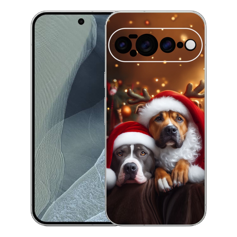 mmCase gél tok a Google Pixel 11 Pro XL-hez – karácsonyi kutyák