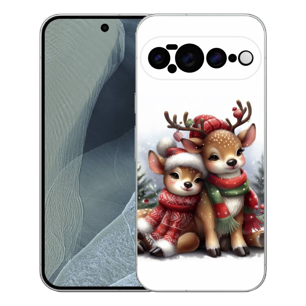 mmCase gél tok a Google Pixel 11 Pro XL-hez – karácsonyi rénszarvasok