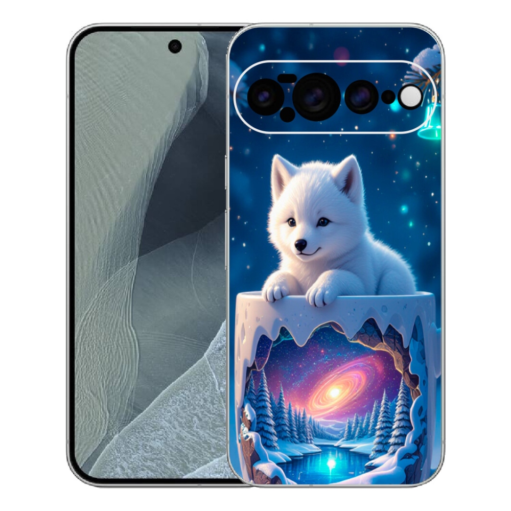 mmCase gél tok a Google Pixel 11 Pro XL-hez – karácsonyi kiskutya