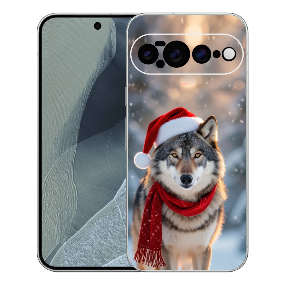 mmCase gél tok a Google Pixel 11 Pro XL-hez – karácsonyi farkas