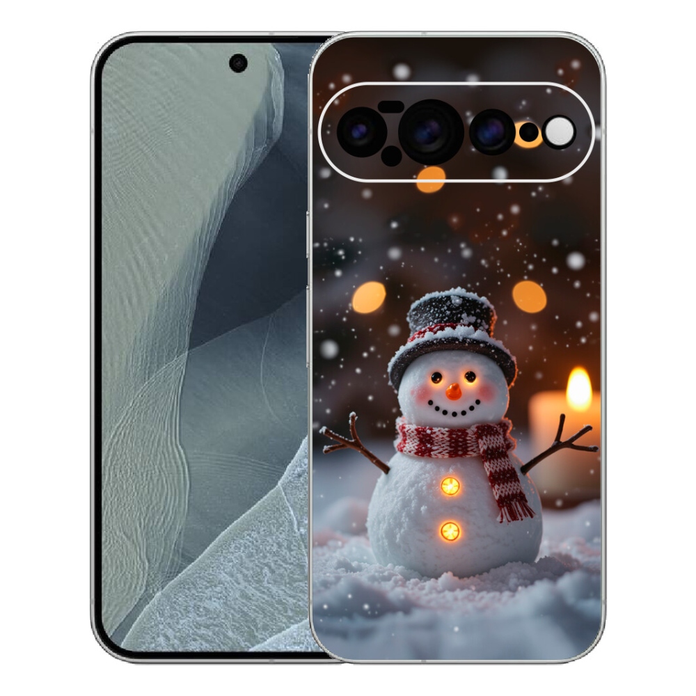 mmCase gél tok a Google Pixel 11 Pro XL-hez – vidám hóember
