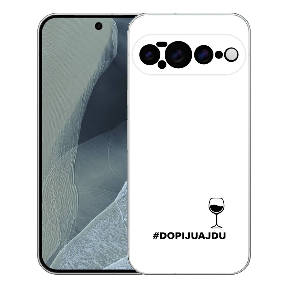mmCase gél tok a Google Pixel 11 Pro XL-hez – szőlőmotívum fehér háttérrel