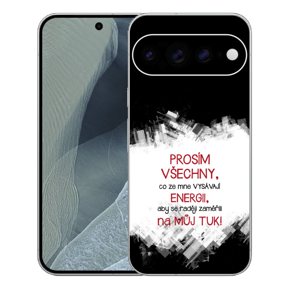 mmCase gél tok a Google Pixel 11 Pro XL-hez – vicces felirat, 1 db, piros