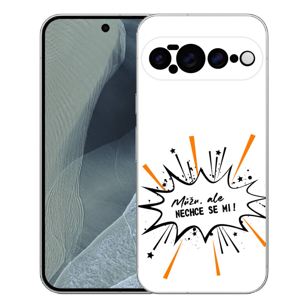 mmCase gél tok a Google Pixel 11 Pro XL-hez – vicces felirat: 11, fehér háttérrel