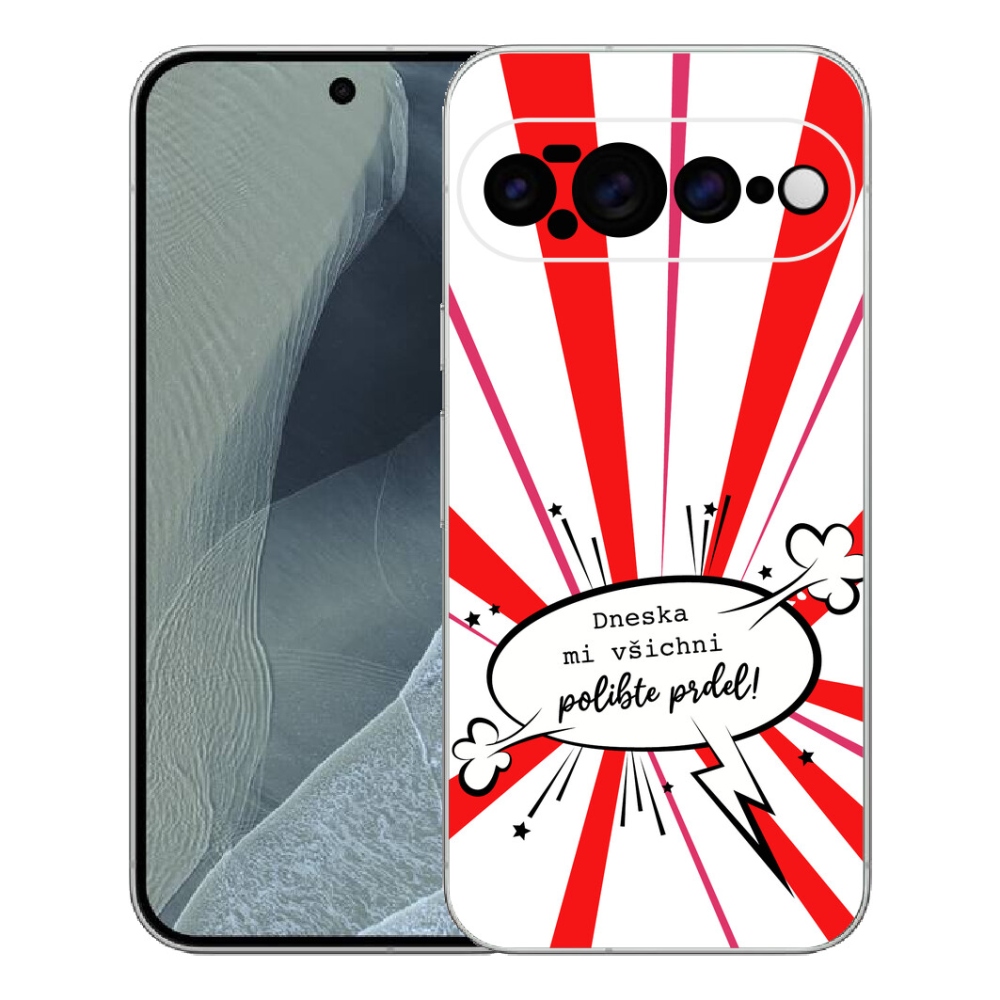 mmCase gél tok a Google Pixel 11 Pro XL-hez – vicces felirat, 15, fehér háttér
