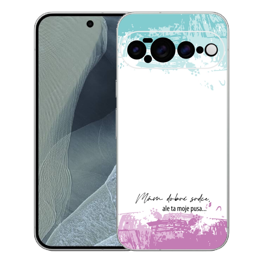 mmCase gél tok a Google Pixel 11 Pro XL-hez – vicces felirat, 3 fehér háttér