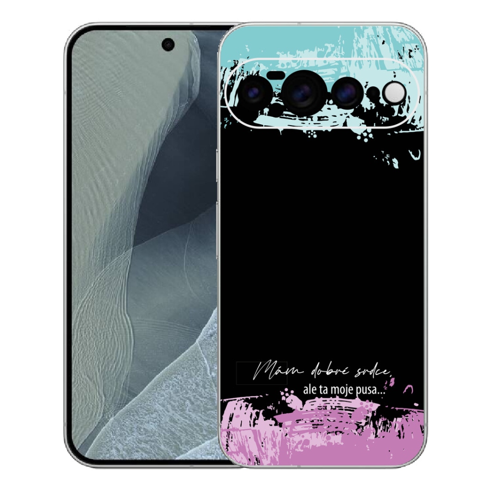 mmCase gél tok a Google Pixel 11 Pro XL-hez – vicces felirat, 3 fekete háttér