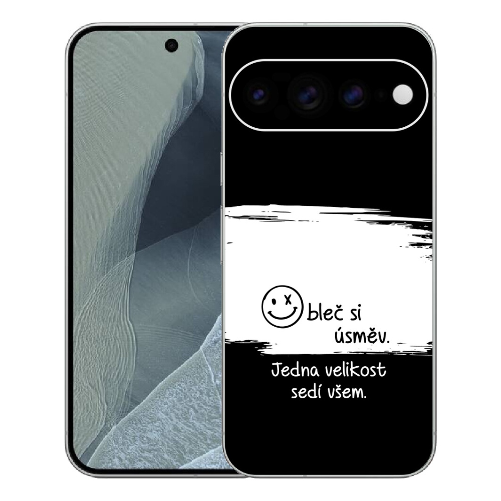 mmCase gél tok a Google Pixel 11 Pro XL-hez – vicces felirat, 8 fekete-fehér háttér