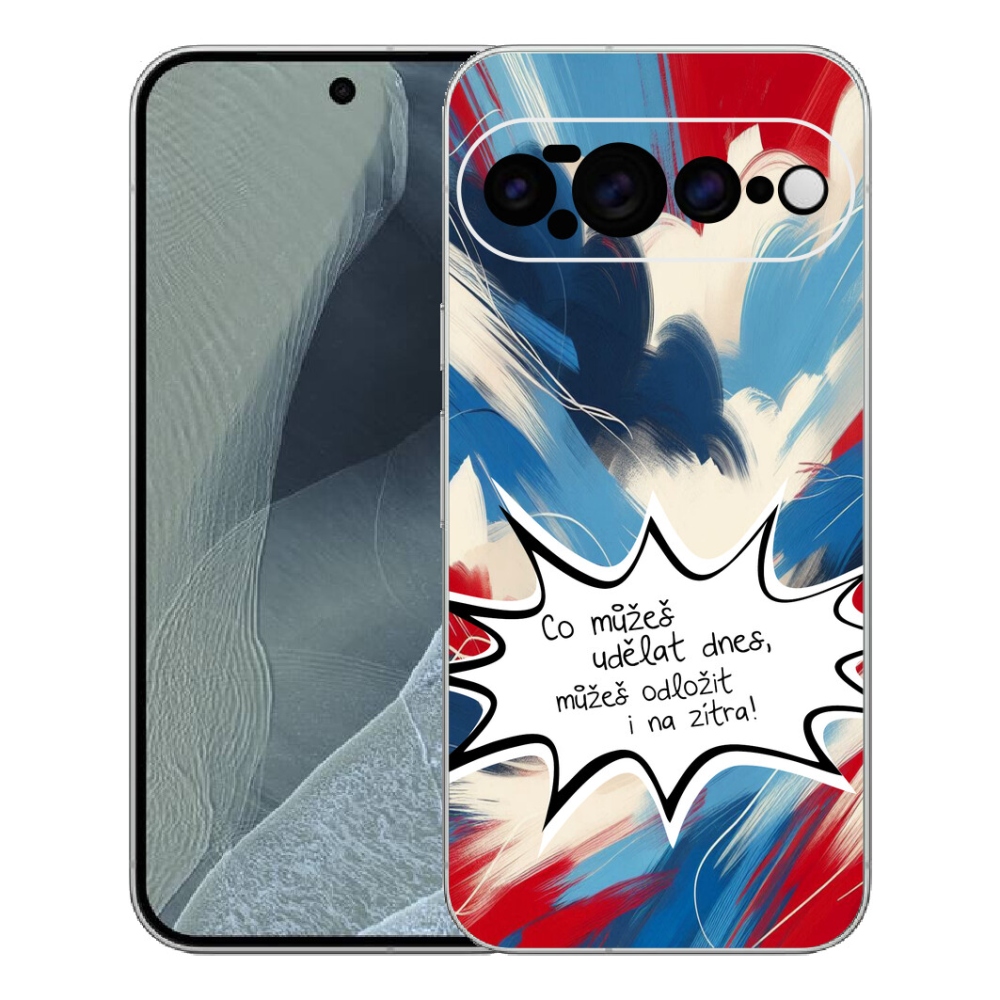 mmCase gél tok a Google Pixel 11 Pro XL-hez – vicces felirat, 9, fehér háttér