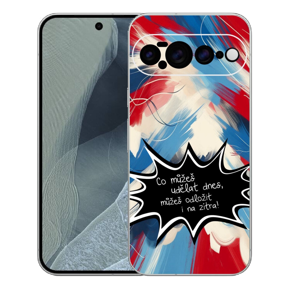 mmCase gél tok a Google Pixel 11 Pro XL-hez – vicces felirat, 9-es fekete háttér