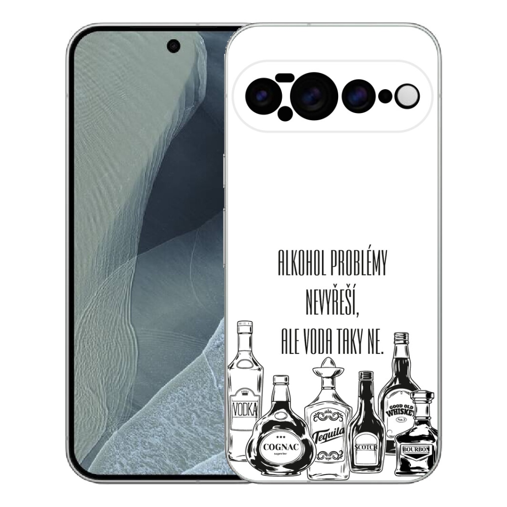 mmCase gél tok a Google Pixel 11 Pro XL-hez – vicces felirat fehér háttérrel